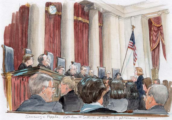 Argument analysis: Justices cautious about resolving Samsung-Apple ...