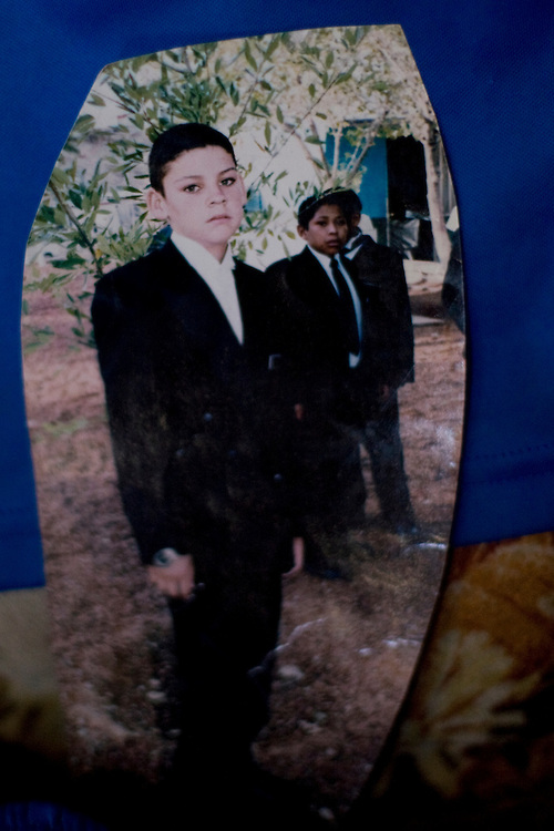 Portrait of Sergio Adrian Hernandez Guereca, 15 year - old who was killed yesterday by a Border Patrol agent pictured at his graduation from the secundaria. PHOTO COURTESTY OF THE HERNANDEZ GUERECA FAMILY