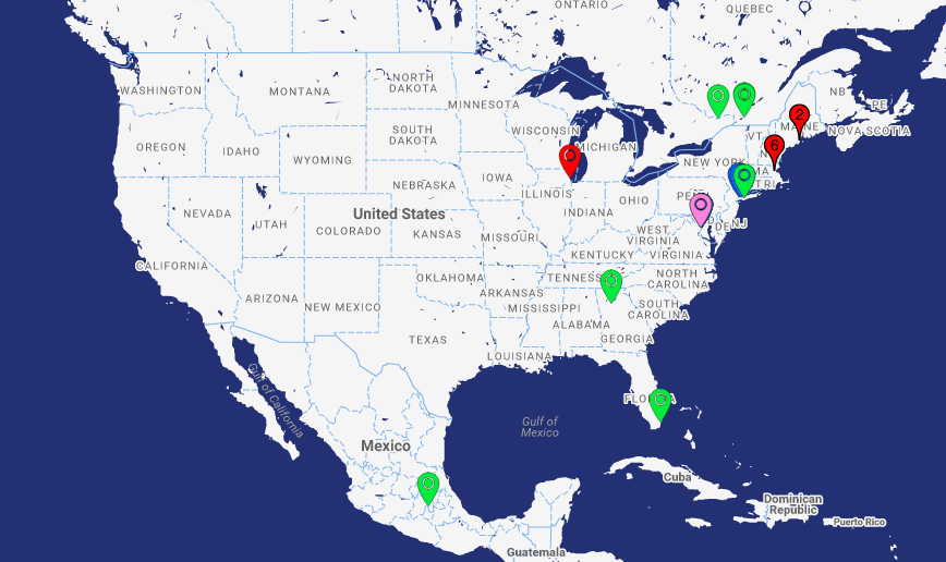 nafta map