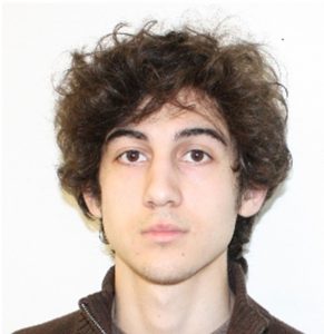 mug shot of Dzhokhar Tsarnaev