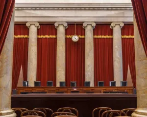 empty courtroom