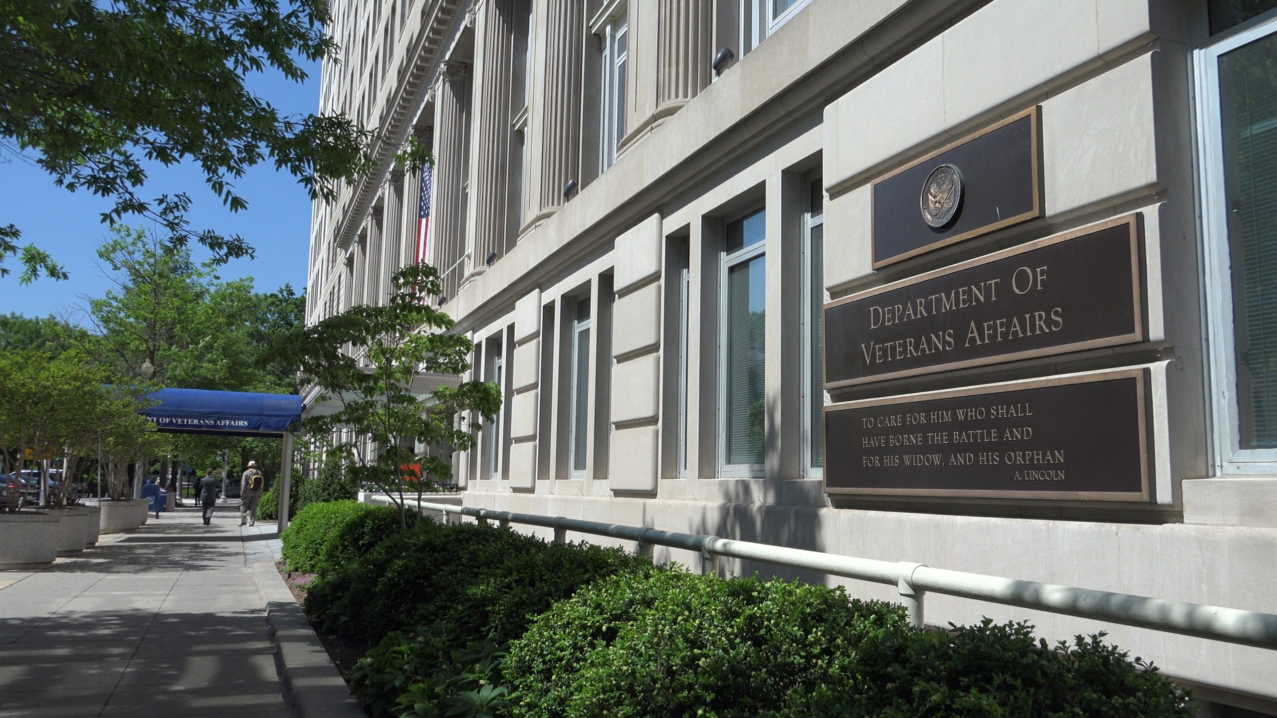 Department of Veteran Affairs building in D.C.