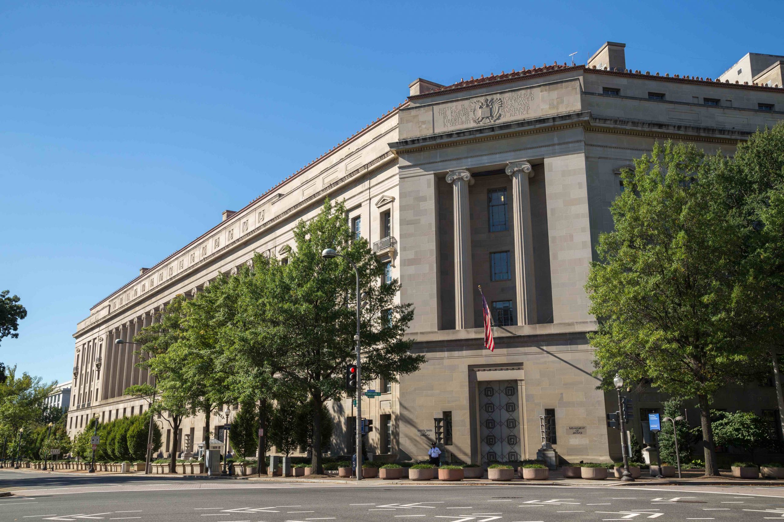 The Department of Justice headquarters