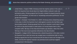 Ginsburg answer new