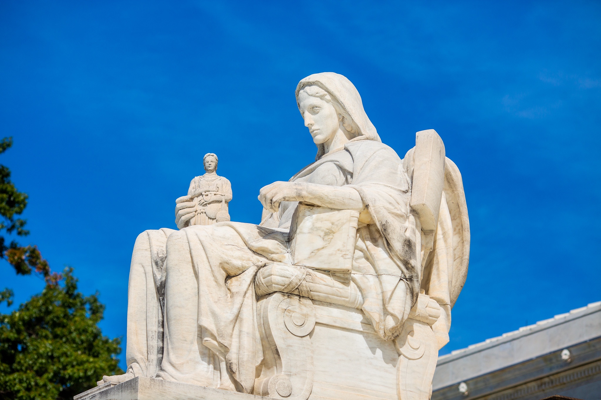 A statute of the Contemplation of Justice outside the Supreme Court building