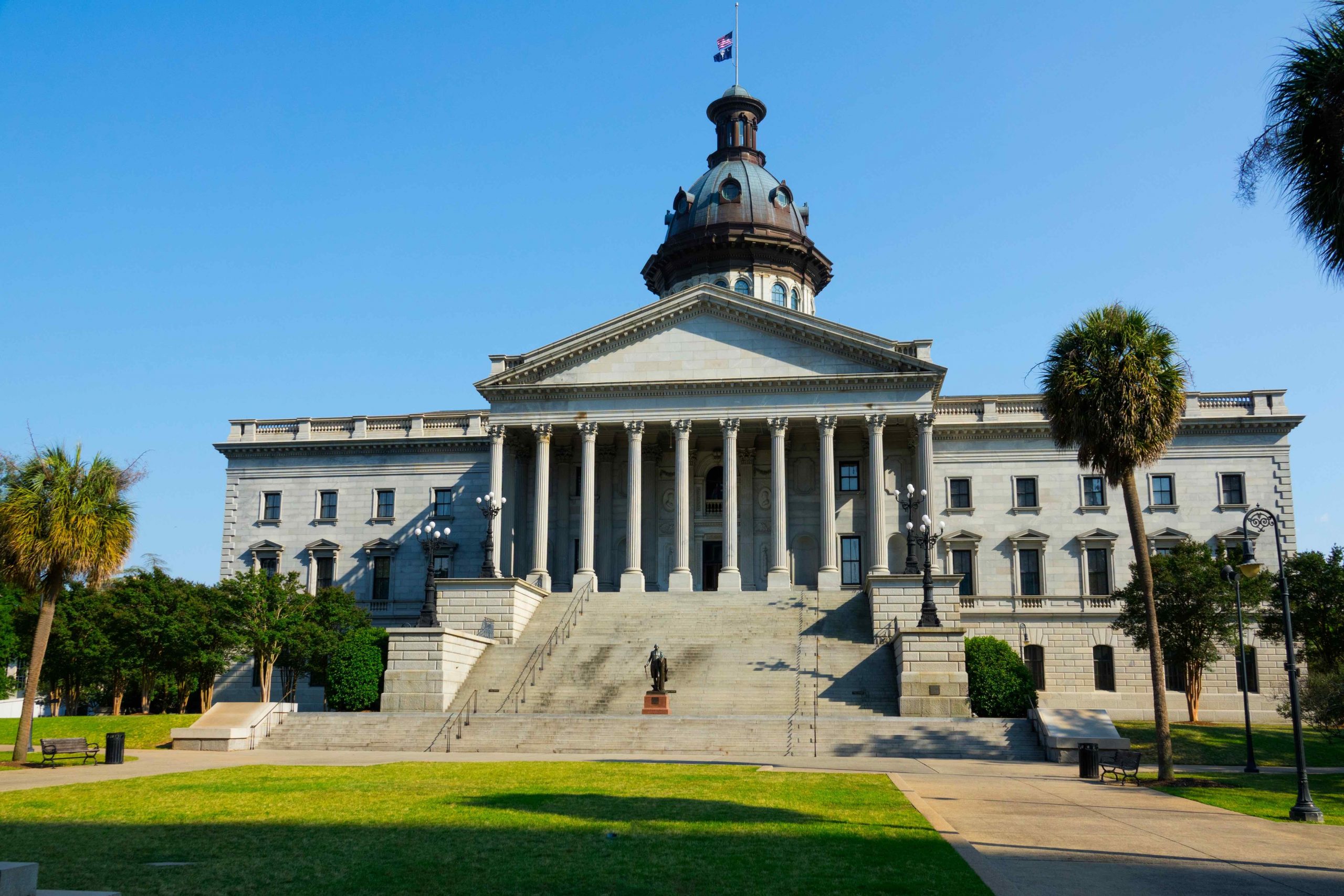 The South Carolina state house in Columbia.