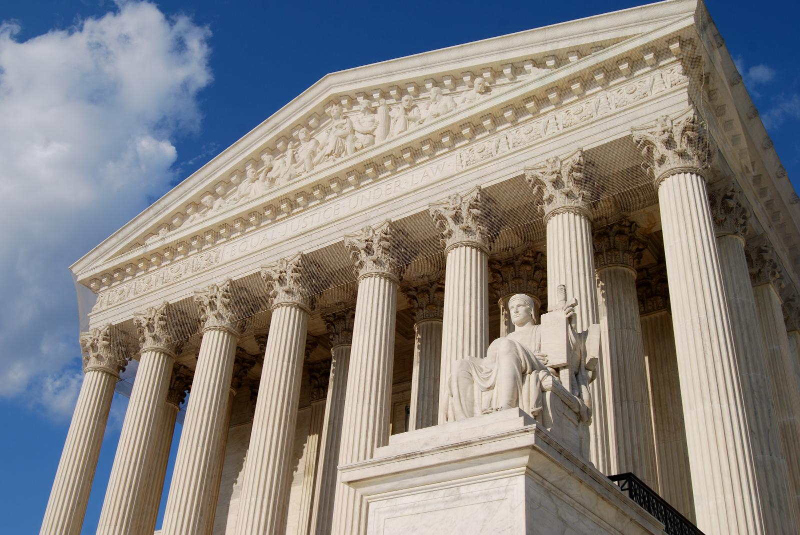 The U.S. Supreme Court building.