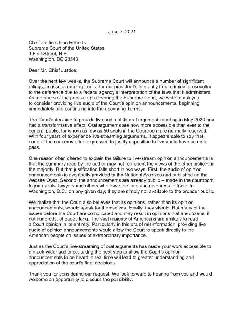 Letter to the Chief Justice June 7 pdf