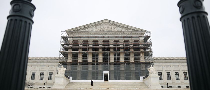 Supreme Court is showing in Washington, D.C.