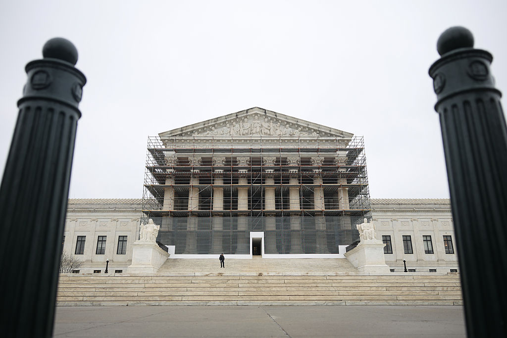 Supreme Court is showing in Washington, D.C.