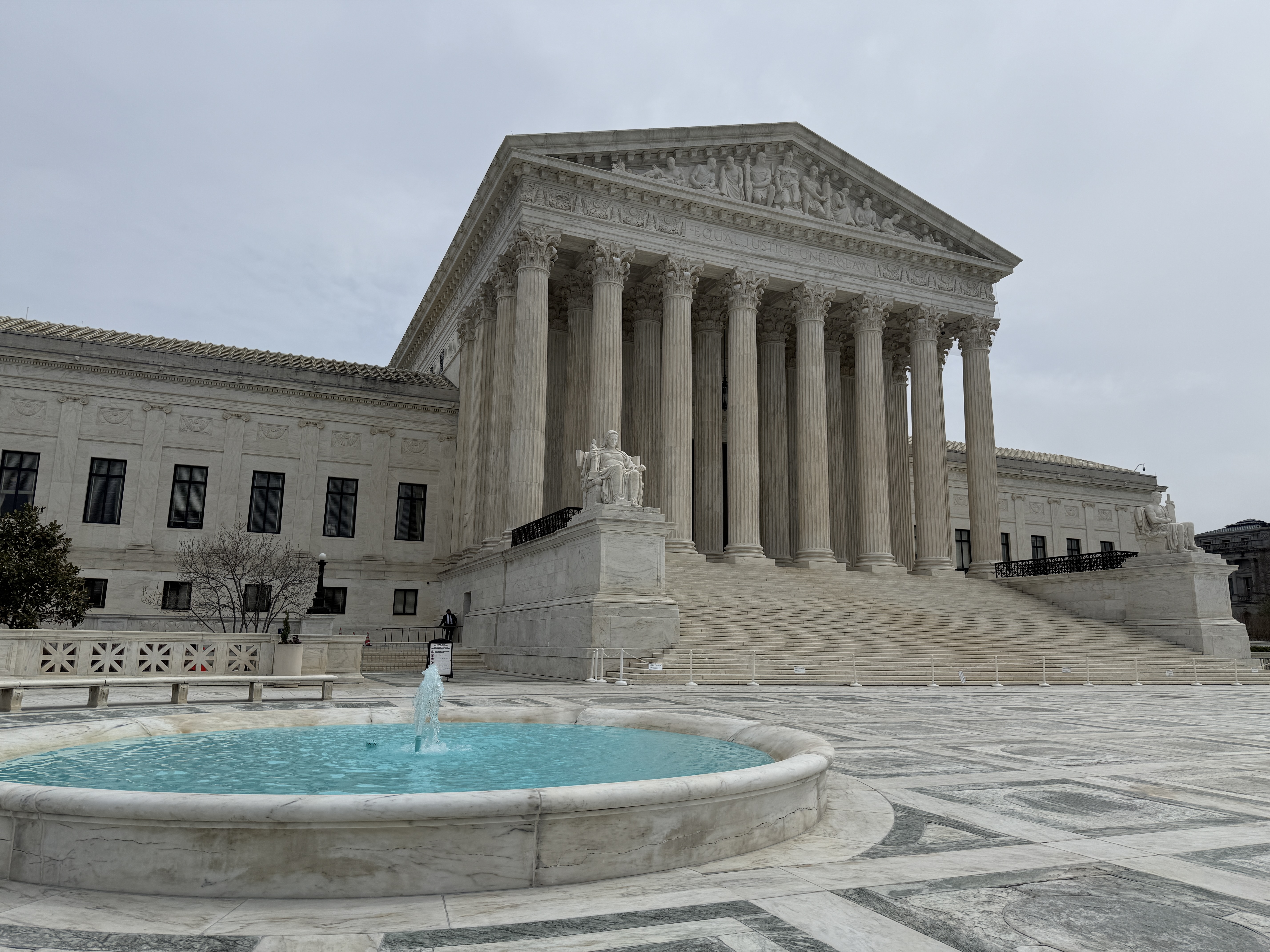 The Supreme Court Building is pictured on March 25, 2026.