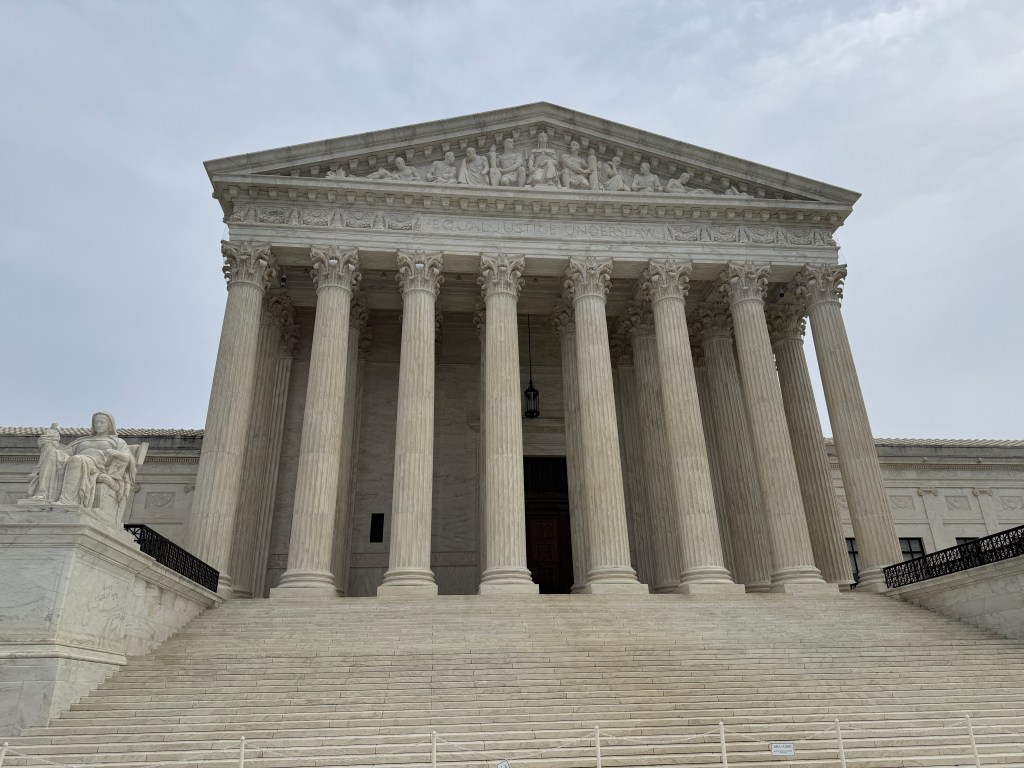 The Supreme Court Building is pictured on March 25, 2026.